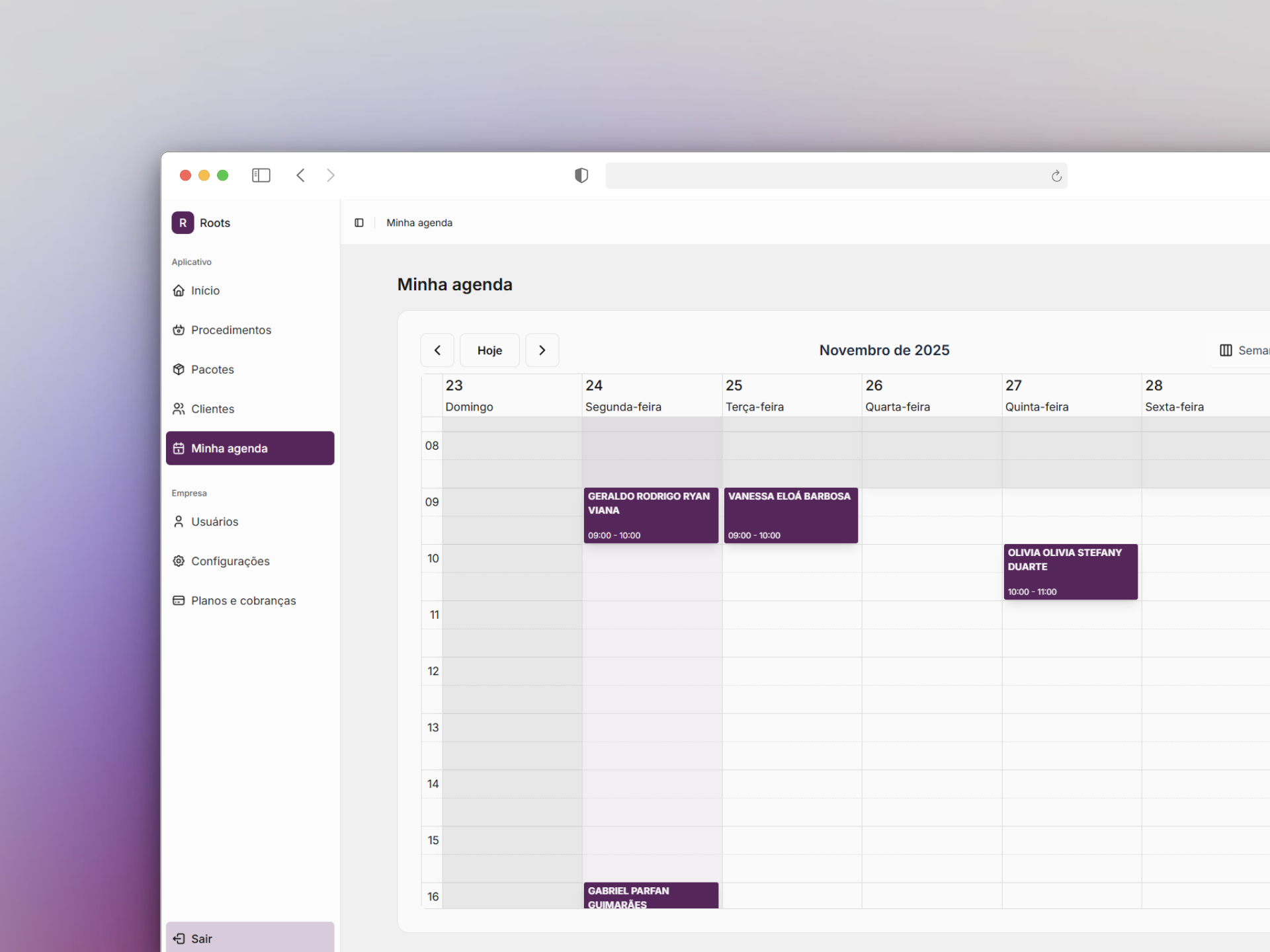 LumoAgenda App Mockup